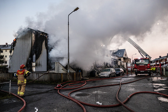 Brann i Taraldsvik